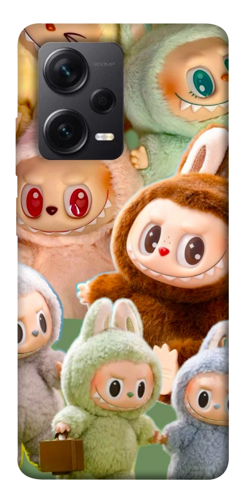 Чехол Labubu smile для Xiaomi Redmi Note 12 Pro 5G