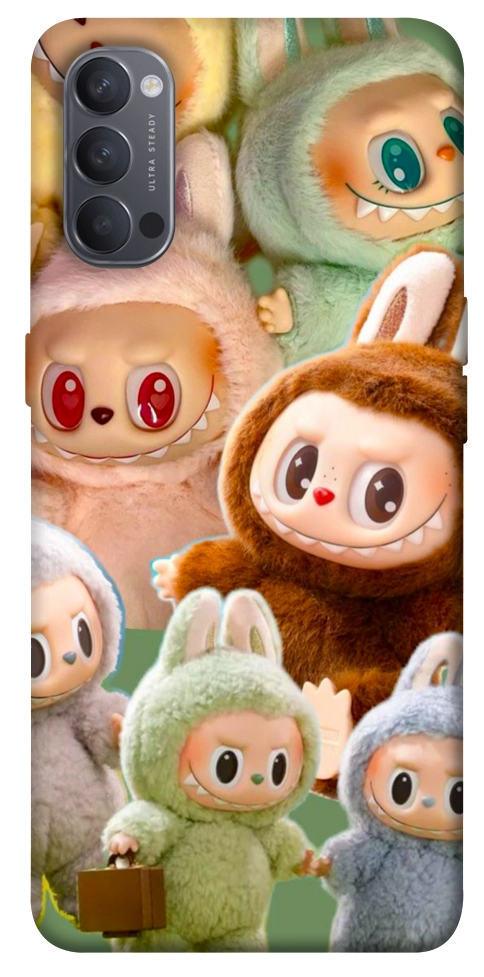 Чехол Labubu smile для Oppo Reno 4
