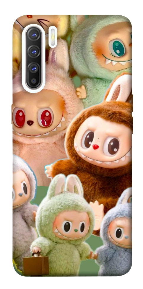 Чехол Labubu smile для Oppo Reno 3