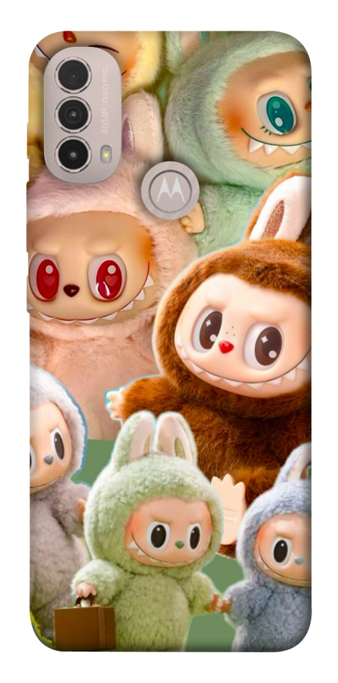 Чехол Labubu smile для Motorola Moto E40