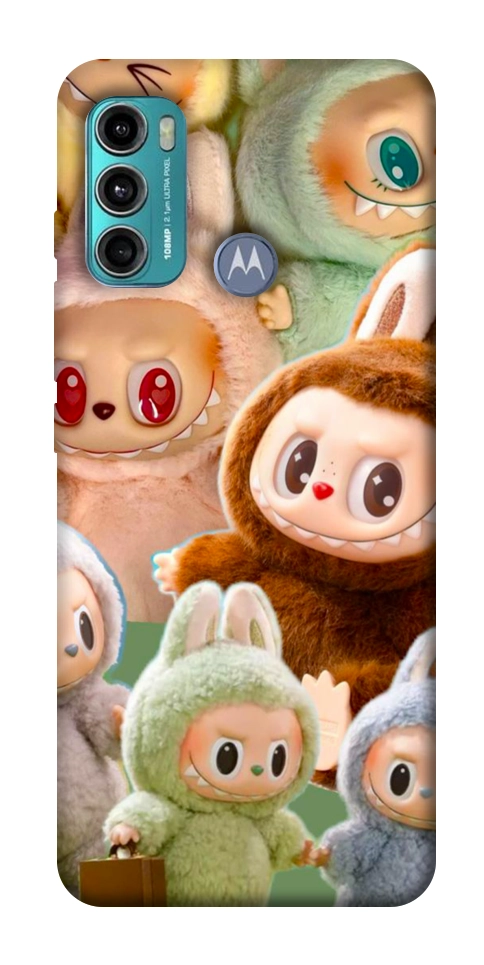Чохол Labubu smile для Motorola Moto G60