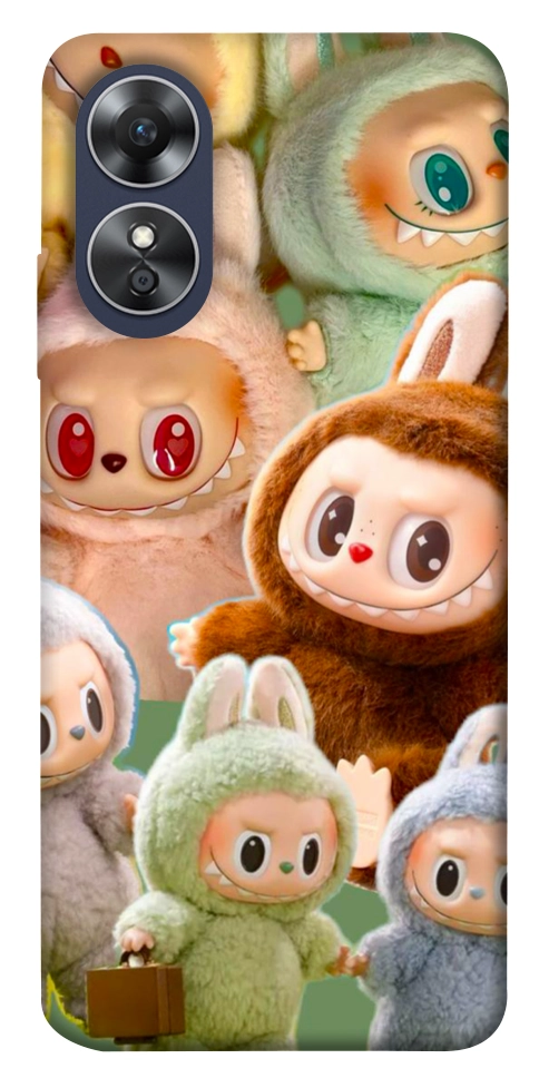 Чехол Labubu smile для Oppo A17