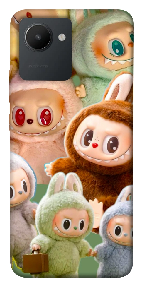 Чехол Labubu smile для Realme C30s