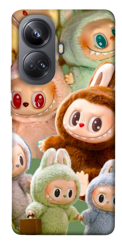 Чехол Labubu smile для Realme 10 Pro+