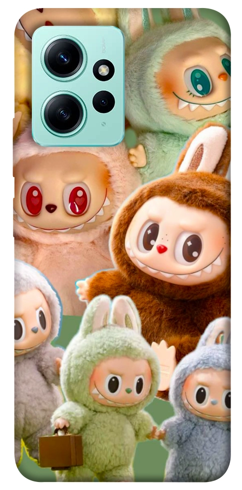 Чехол Labubu smile для Xiaomi Redmi Note 12 4G