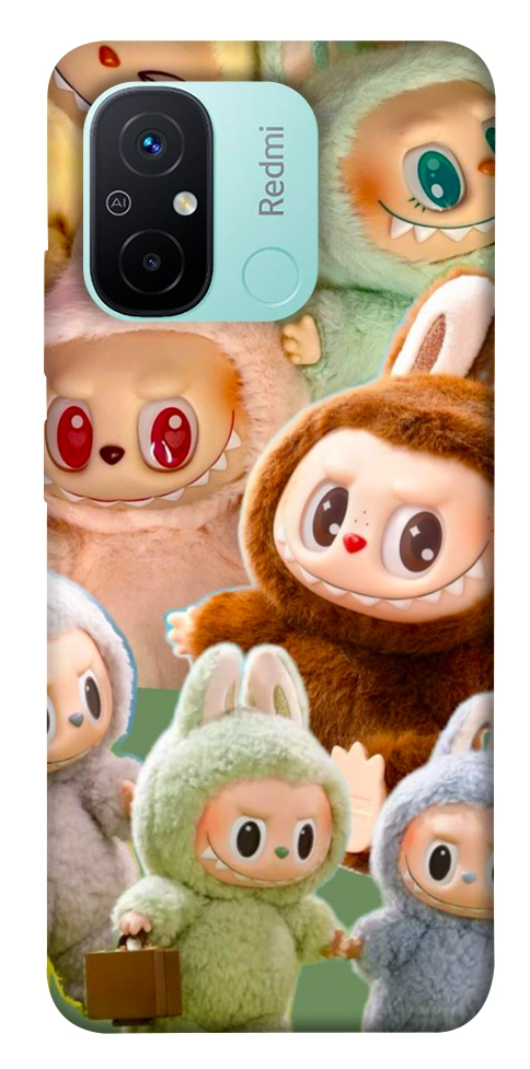Чохол Labubu smile для Xiaomi Redmi 12C
