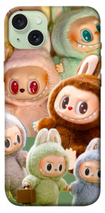 Чехол Labubu smile для iPhone 15 Plus