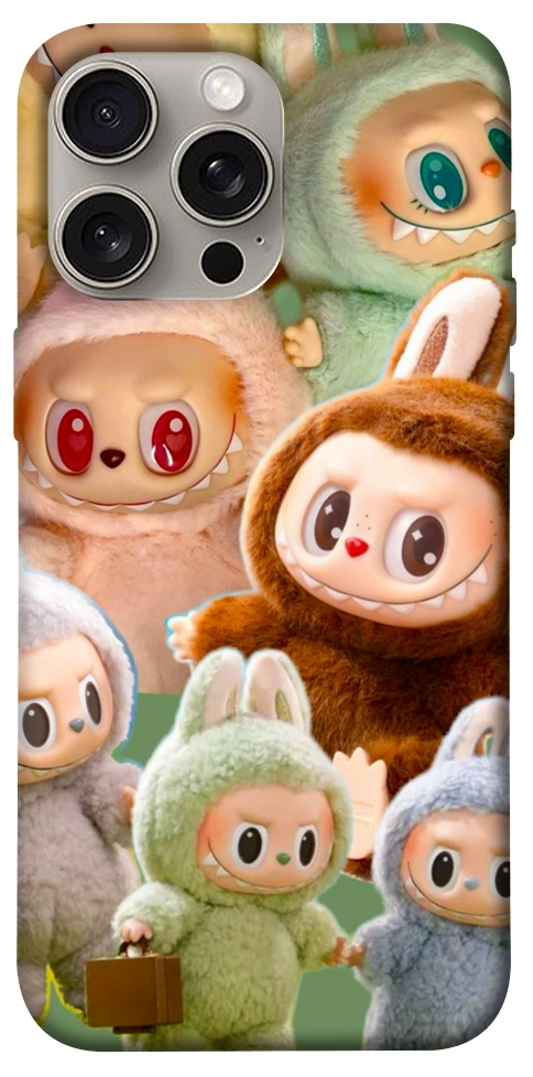 Чехол Labubu smile для iPhone 15 Pro Max