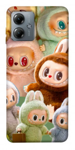 Чехол Labubu smile для Motorola Moto G14
