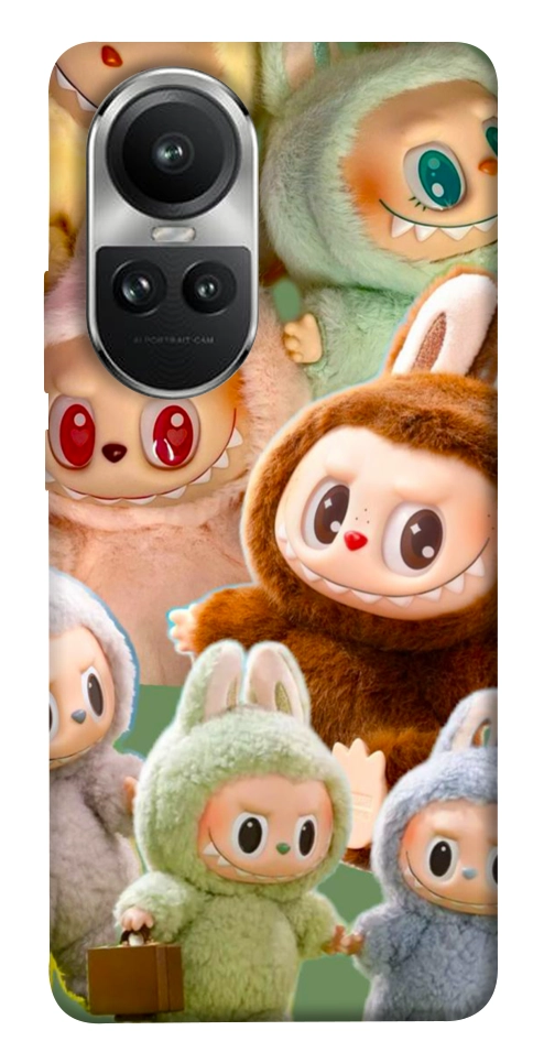 Чехол Labubu smile для Oppo Reno 10