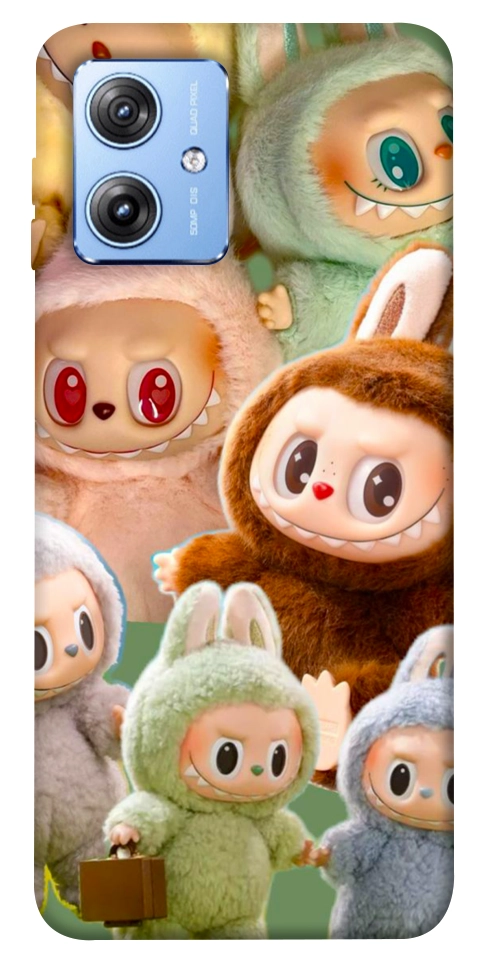 Чехол Labubu smile для Motorola Moto G84