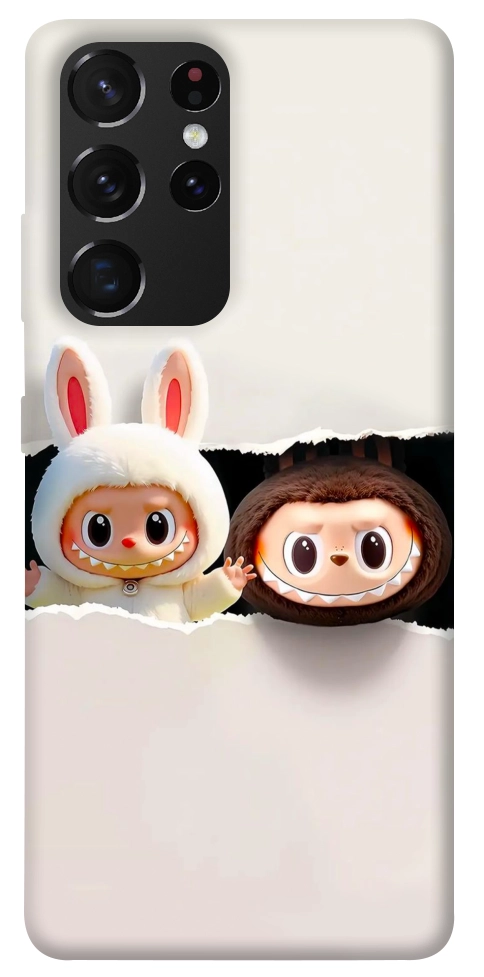 Чехол Hello Labubu для Galaxy S21 Ultra