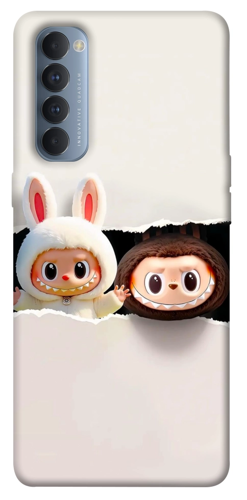 Чохол Hello Labubu для Oppo Reno 4 Pro