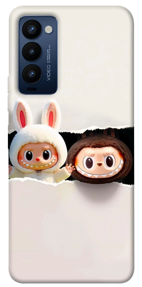 Чохол Hello Labubu для TECNO Camon 18