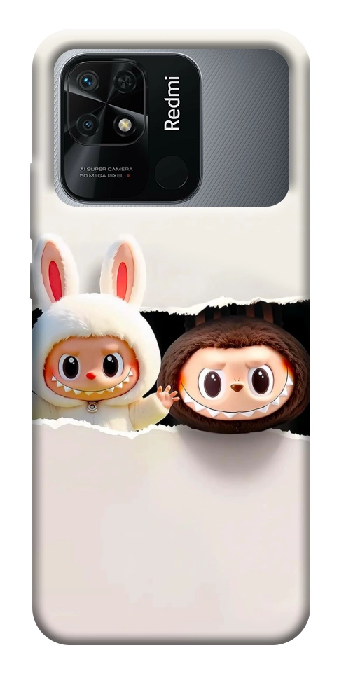 Чохол Hello Labubu для Xiaomi Redmi 10C