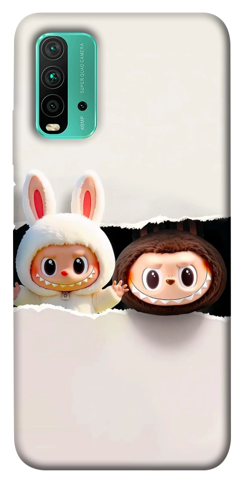 Чехол Hello Labubu для Xiaomi Redmi Note 9 4G