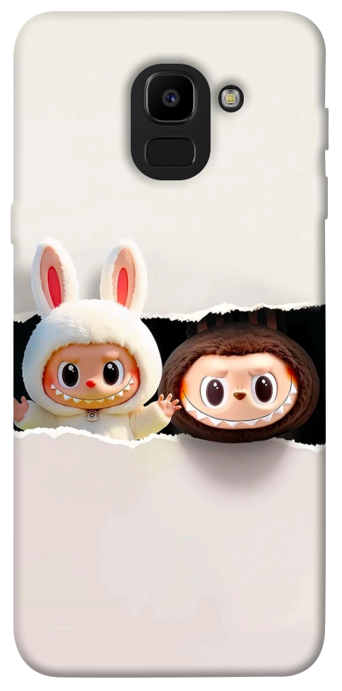 Чехол Hello Labubu для Galaxy J6 (2018)