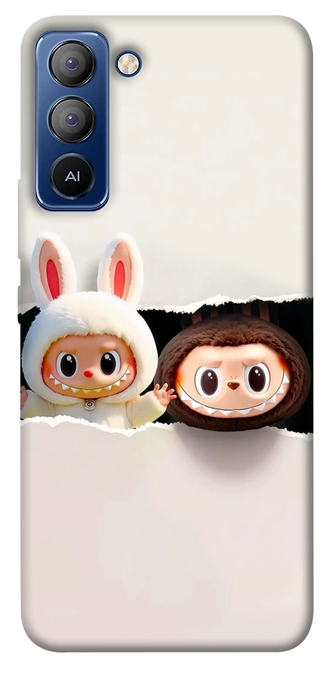 Чохол Hello Labubu для TECNO Pop 5 LTE