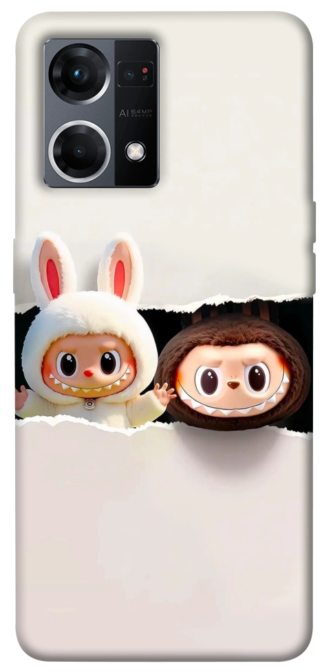 Чехол Hello Labubu для Oppo Reno 7 4G