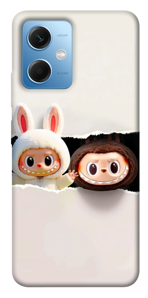 Чехол Hello Labubu для Xiaomi Redmi Note 12 5G