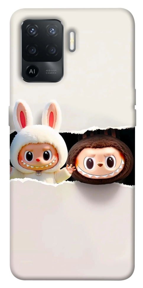 Чехол Hello Labubu для Oppo Reno 5 Lite