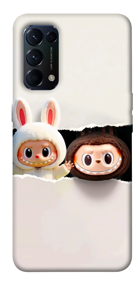 Чехол Hello Labubu для Oppo Reno 5 4G