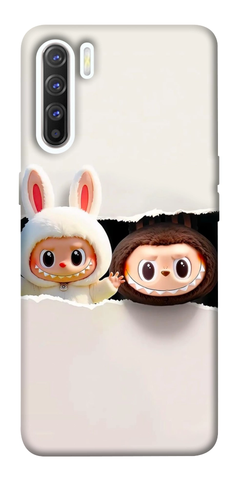 Чехол Hello Labubu для Oppo Reno 3