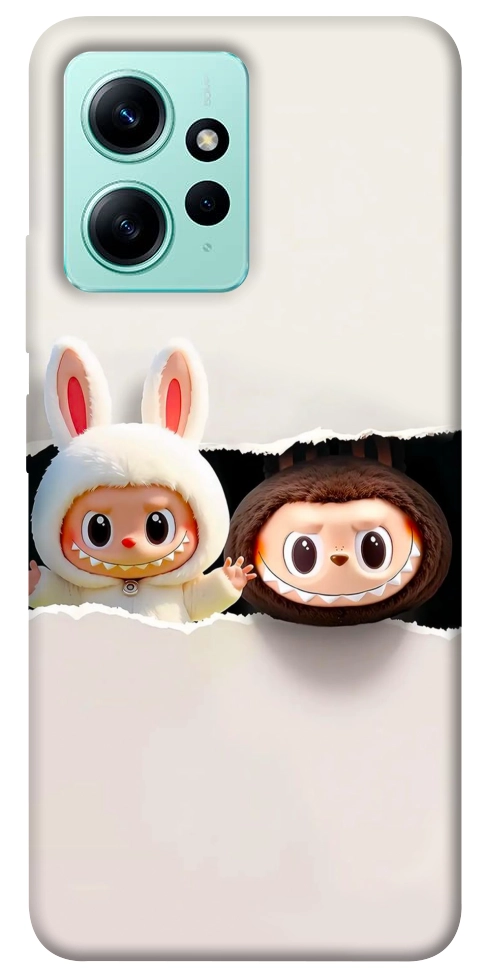 Чехол Hello Labubu для Xiaomi Redmi Note 12 4G