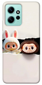 Чехол Hello Labubu для Xiaomi Redmi Note 12 4G