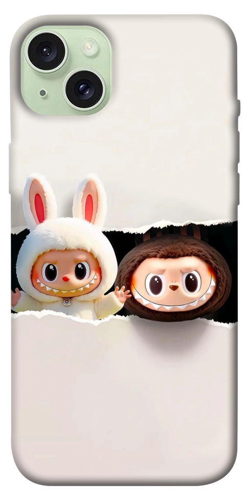 Чехол Hello Labubu для iPhone 15 Plus