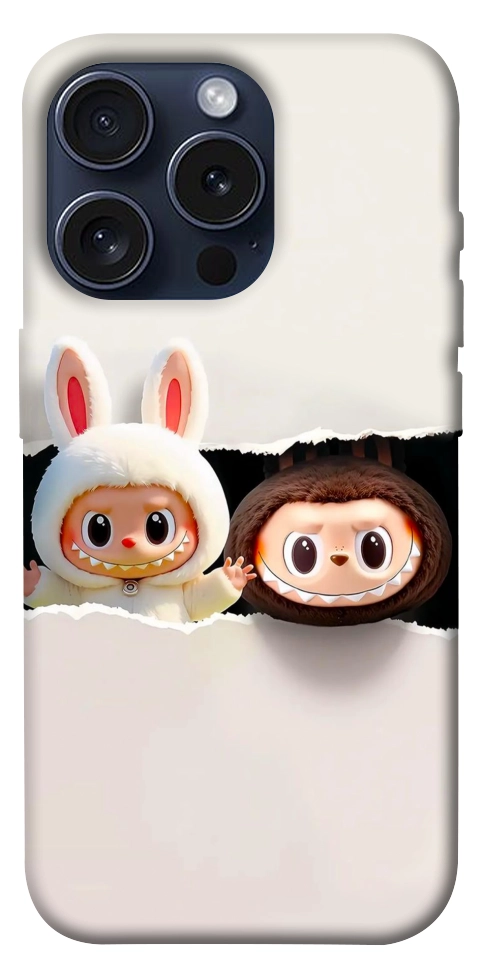 Чехол Hello Labubu для iPhone 15 Pro