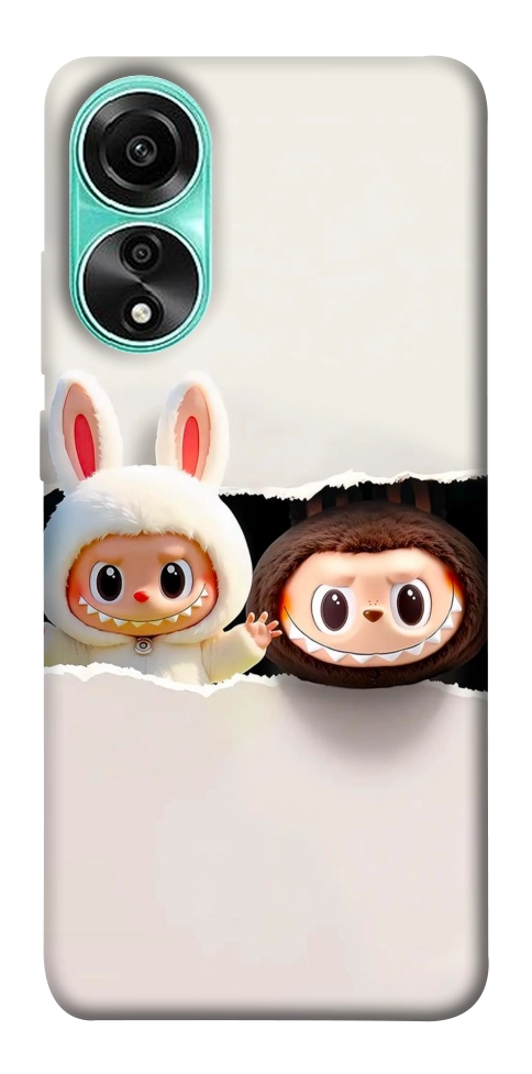 Чохол Hello Labubu для Oppo A78 4G