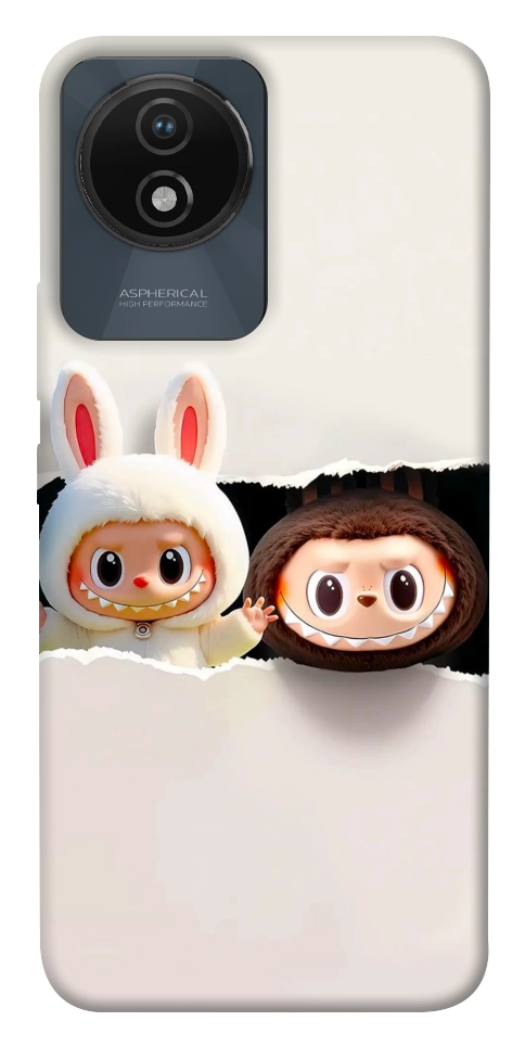 Чохол Hello Labubu для Vivo Y02