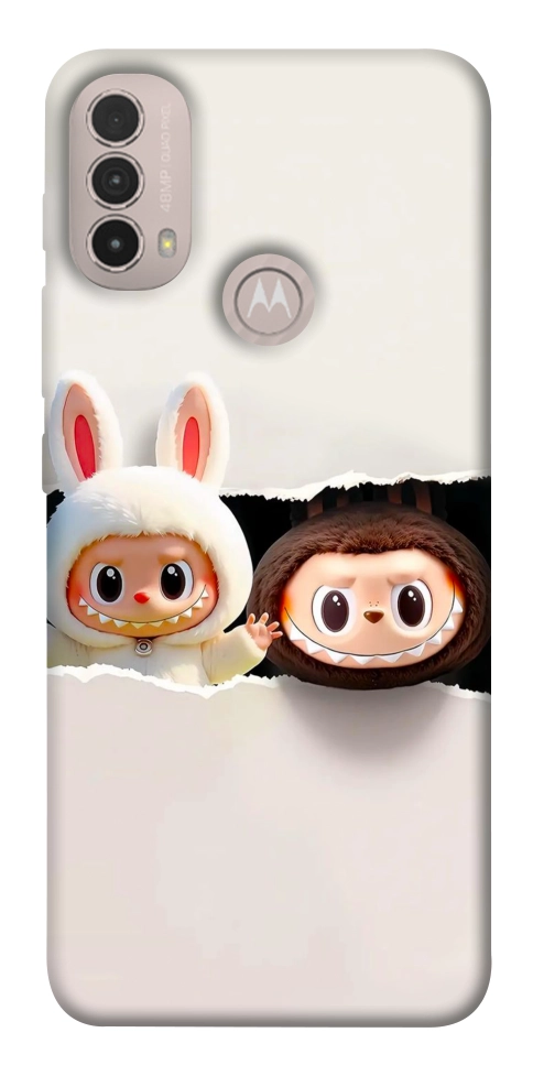 Чехол Hello Labubu для Motorola Moto E30