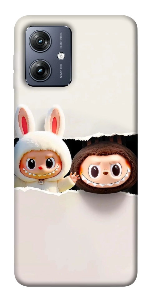 Чохол Hello Labubu для Motorola Moto G54