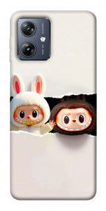 Чохол Hello Labubu для Motorola Moto G54