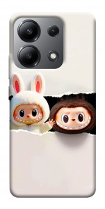 Чехол Hello Labubu для Xiaomi Redmi Note 13 4G