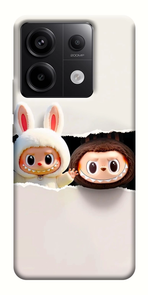 Чехол Hello Labubu для Xiaomi Redmi Note 13 Pro 4G