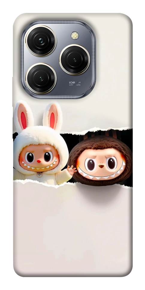 Чохол Hello Labubu для TECNO Spark 20 Pro