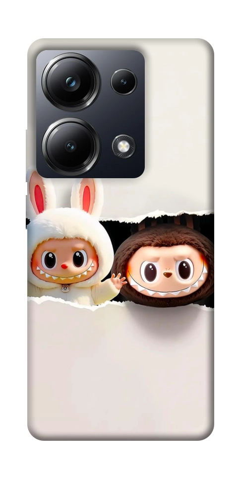 Чехол Hello Labubu для Xiaomi Poco M6 Pro 4G