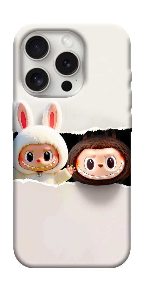Чехол Hello Labubu для iPhone 16 Pro Max