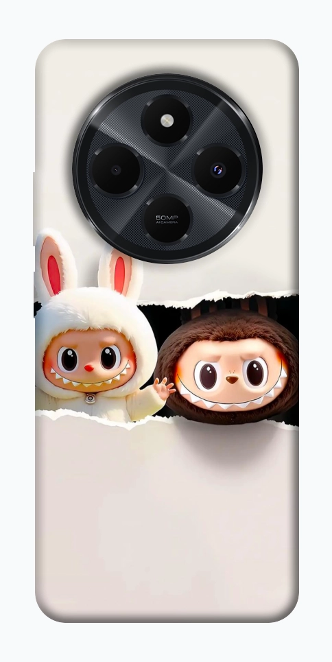 Чохол Hello Labubu для Xiaomi Redmi 14C