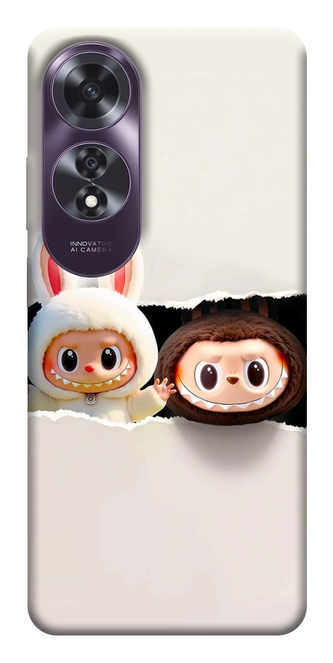 Чохол Hello Labubu для Oppo A60 4G
