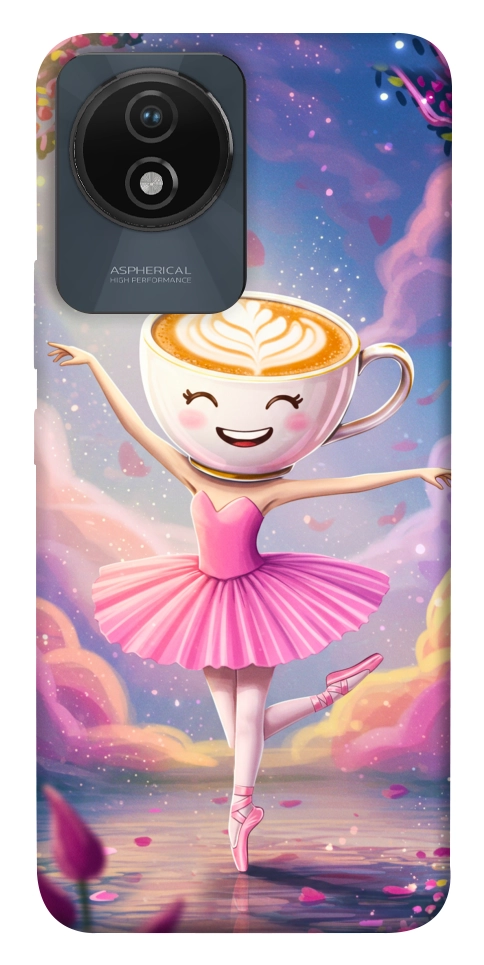 Чохол Ballerina illustration для Vivo Y02