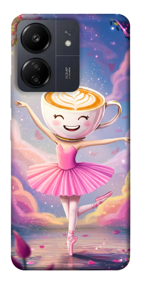 Чехол Ballerina illustration для Xiaomi Redmi 13C