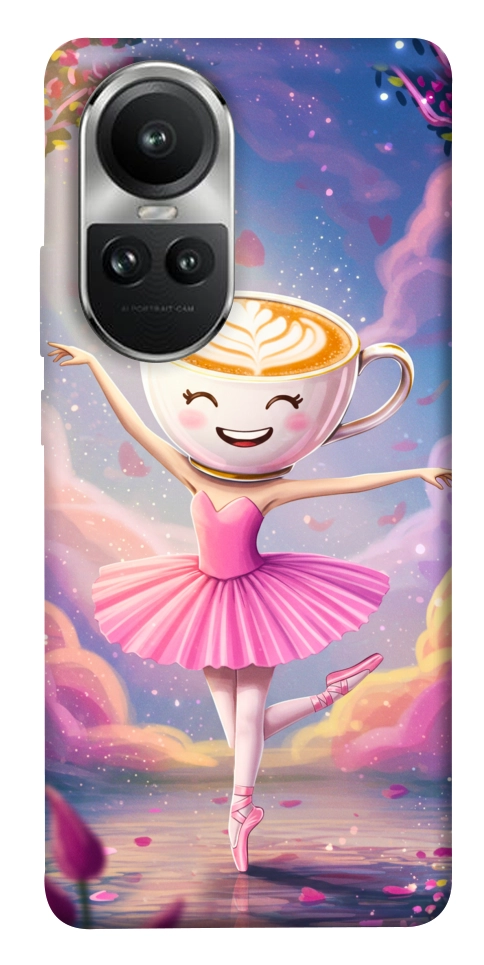 Чехол Ballerina illustration для Oppo Reno 10