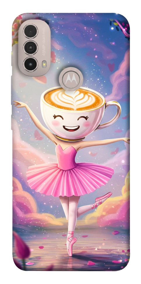 Чехол Ballerina illustration для Motorola Moto E30