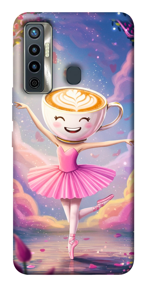 Чохол Ballerina illustration для TECNO Camon 17