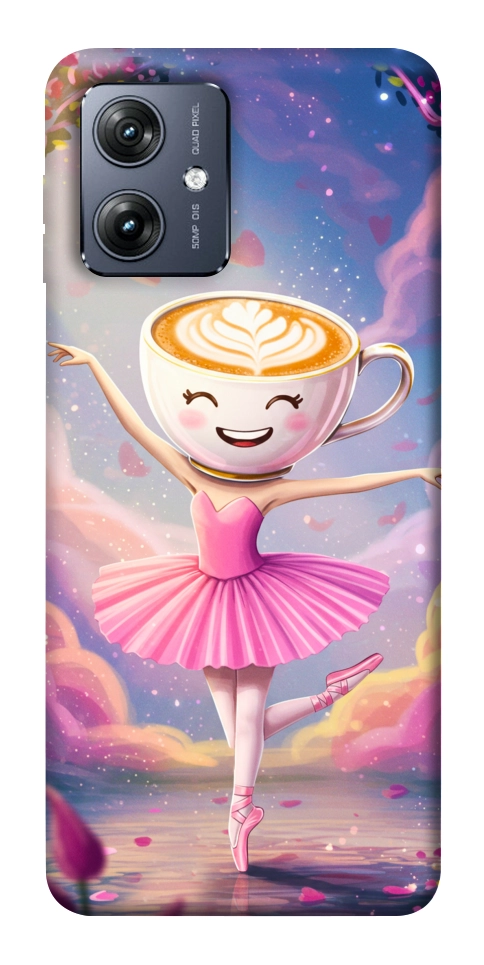 Чехол Ballerina illustration для Motorola Moto G54