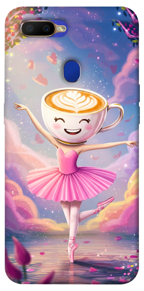 Чехол Ballerina illustration для Oppo A7